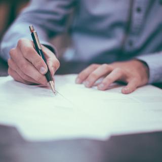 signing contract