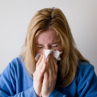 woman sick
