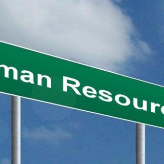 human resources sign