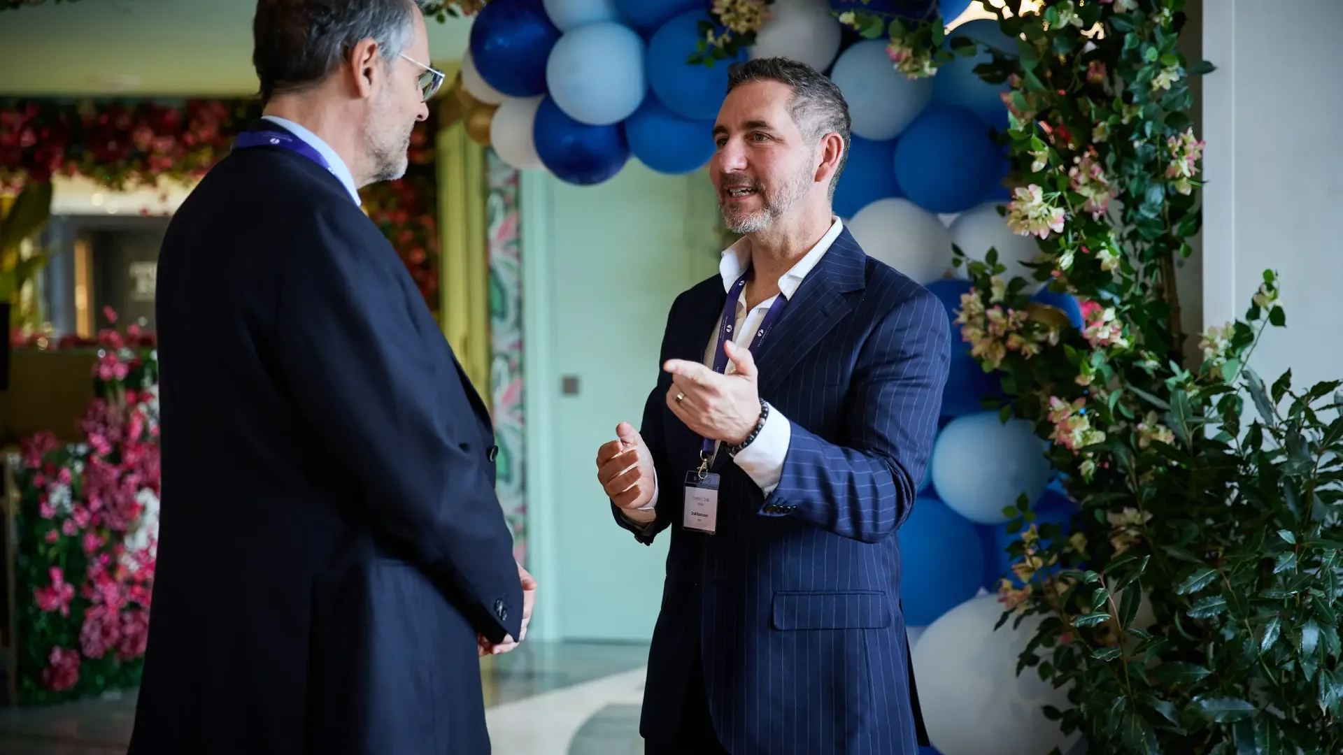 Christian J Scali, founder of Scali Rasmussen, networking at the XLNC conference